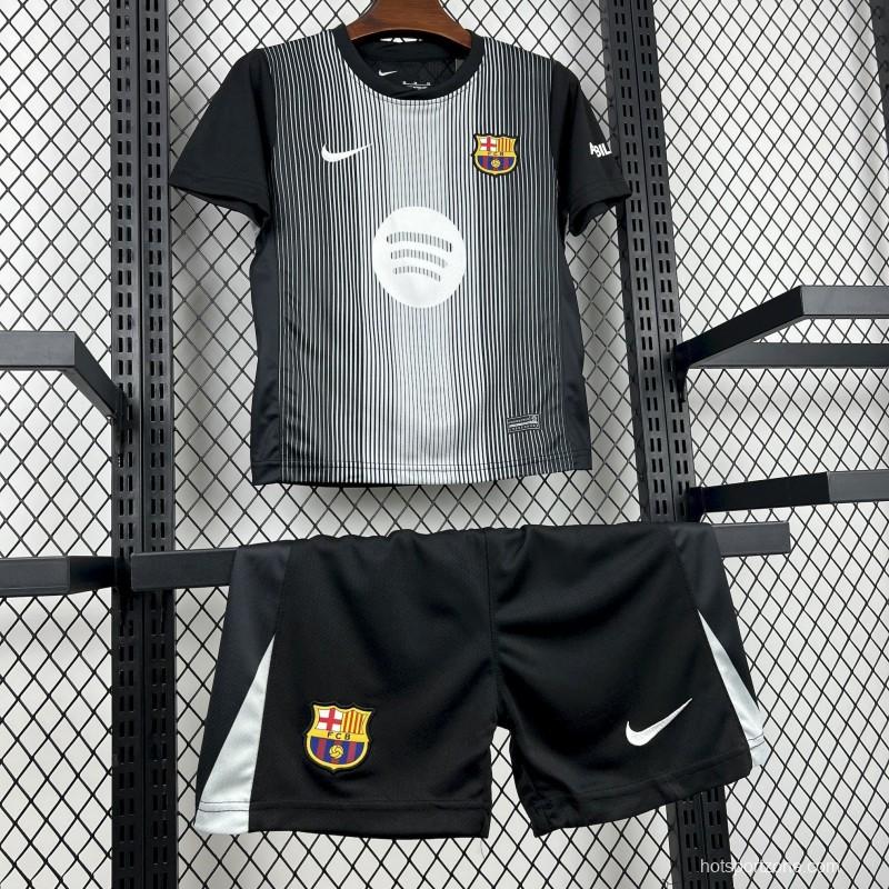 2025/26 Kids Barcelona Goalkeeper Kit