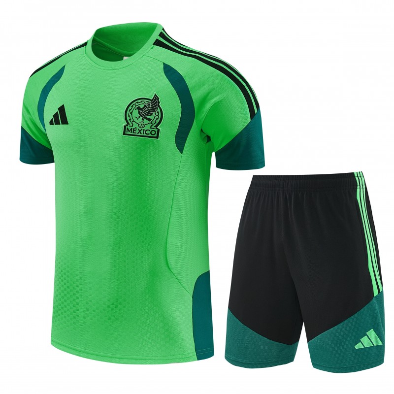 26/27 Mexico Green Short Sleeve+Soccer Shorts