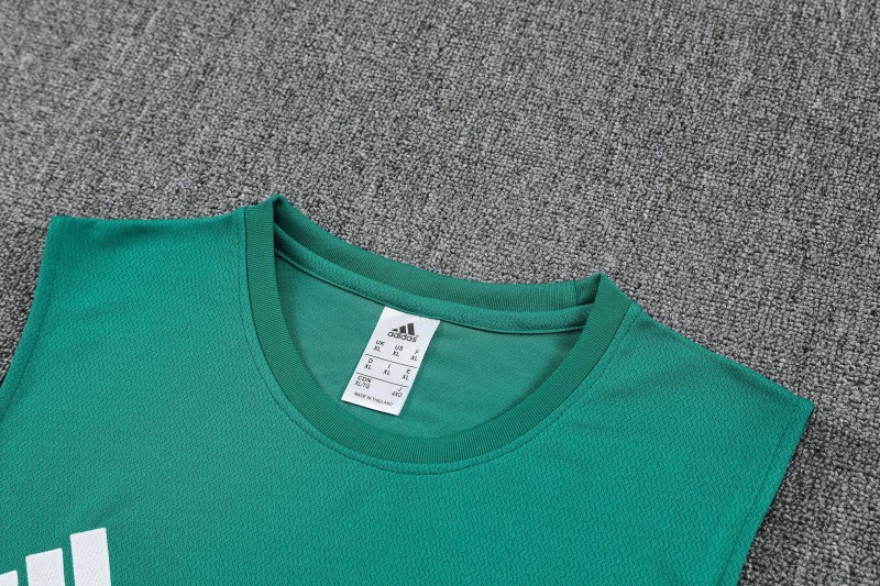 26/27 Liverpool  Green Sleeveless Training Vest + Black Shorts Set
