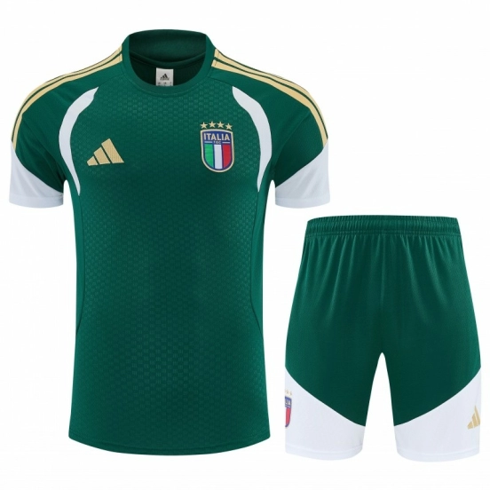 26/27 Italy Green Short Sleeve+Soccer Shorts