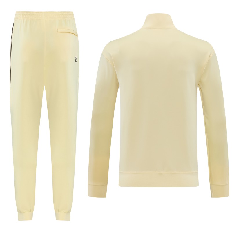 2026  Adidas Apricot Full Zipper Jacket + Long Pants