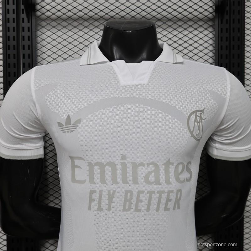 Player Version 26/27 Real Madrid All-White Tonal 125th Anniversary Jersey