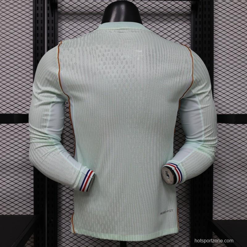 Player Version 26/27 France Mint Green Away Long Sleeve Jersey