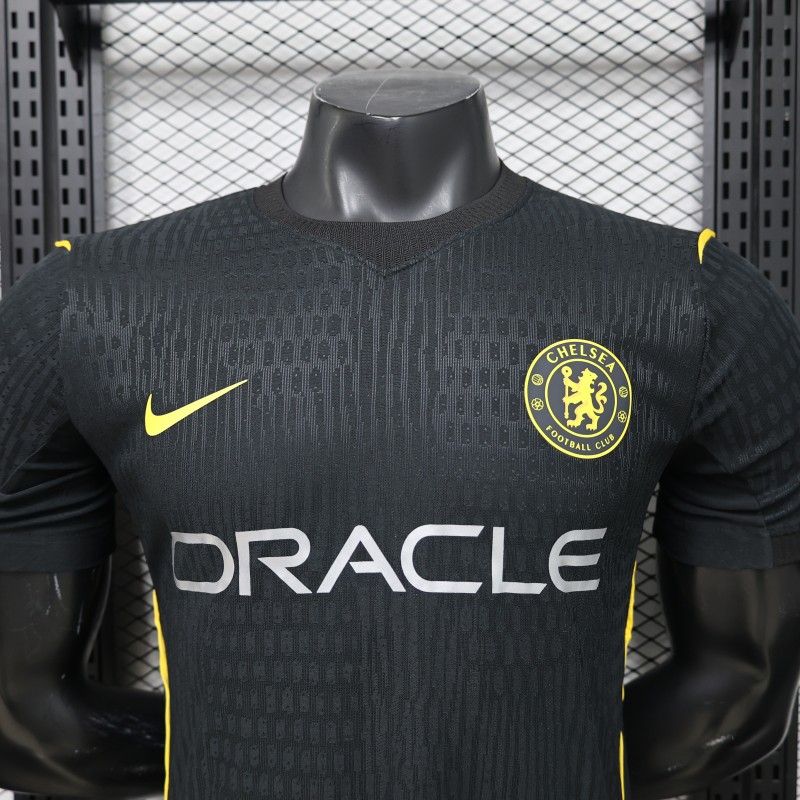 Player Version 26/27 Chelsea FC Black with Gold Accent Third Jersey