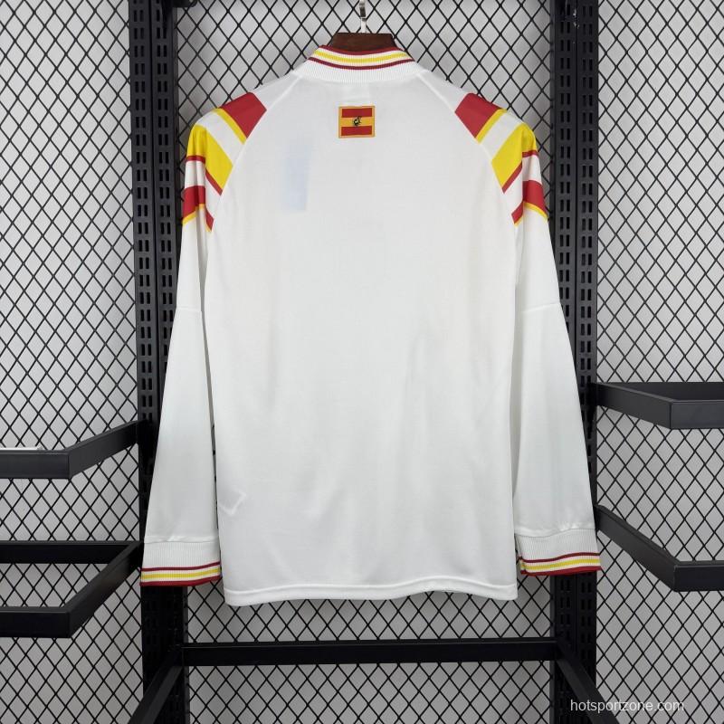 1996 Retro Spain Away Long Sleeve Jersey