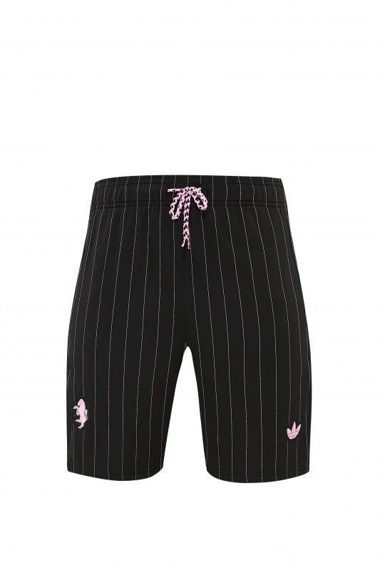 2026/27 Inter Miami CF Black Pinstripe Short Sleeve+Soccer Shorts