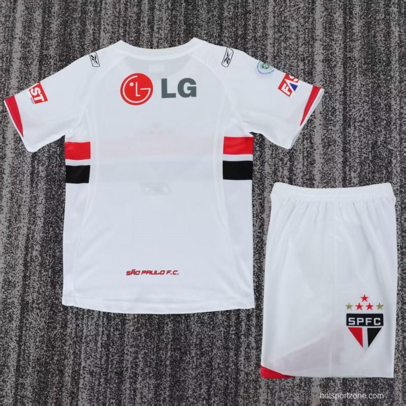 Retro 07/08 Kids Sao Paulo Home Jersey