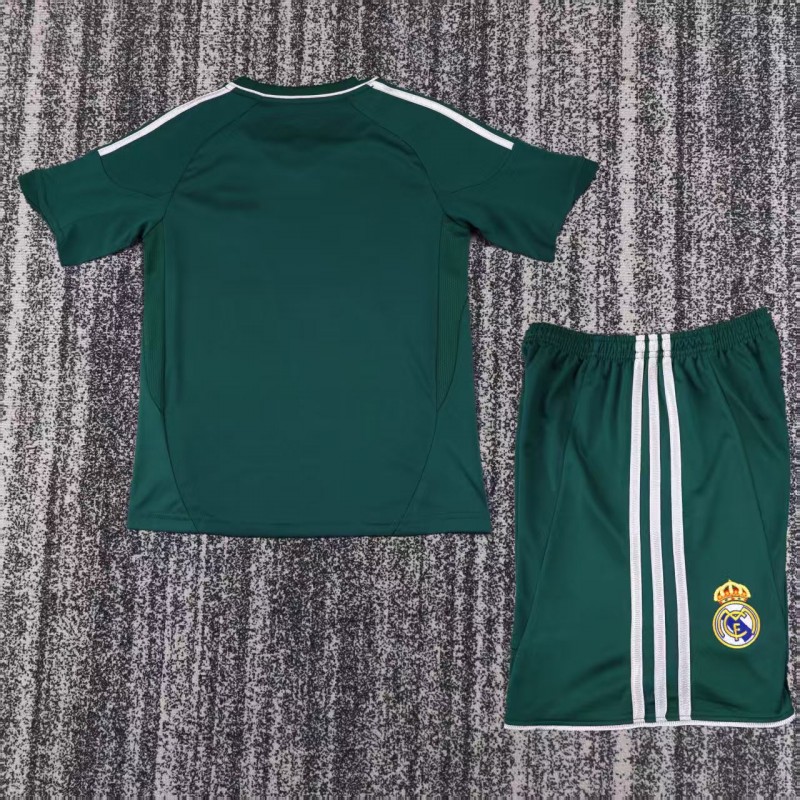 Retro Kids 12/13  Real Madrid Third Green Jersey
