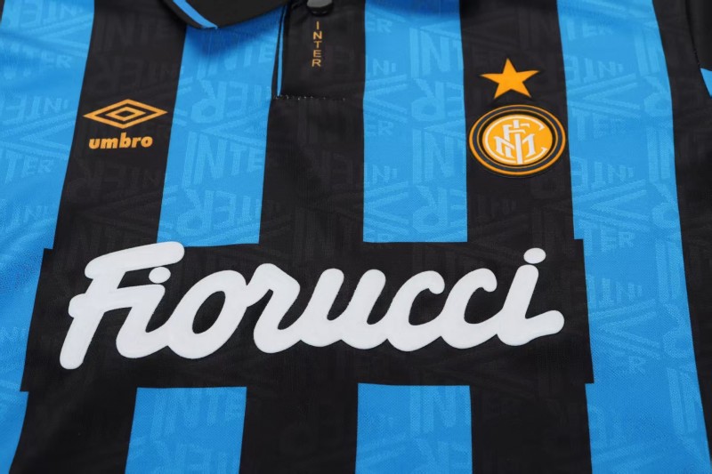 Retro 92/94 Kids Inter Milan Blue-Black Home Jersey
