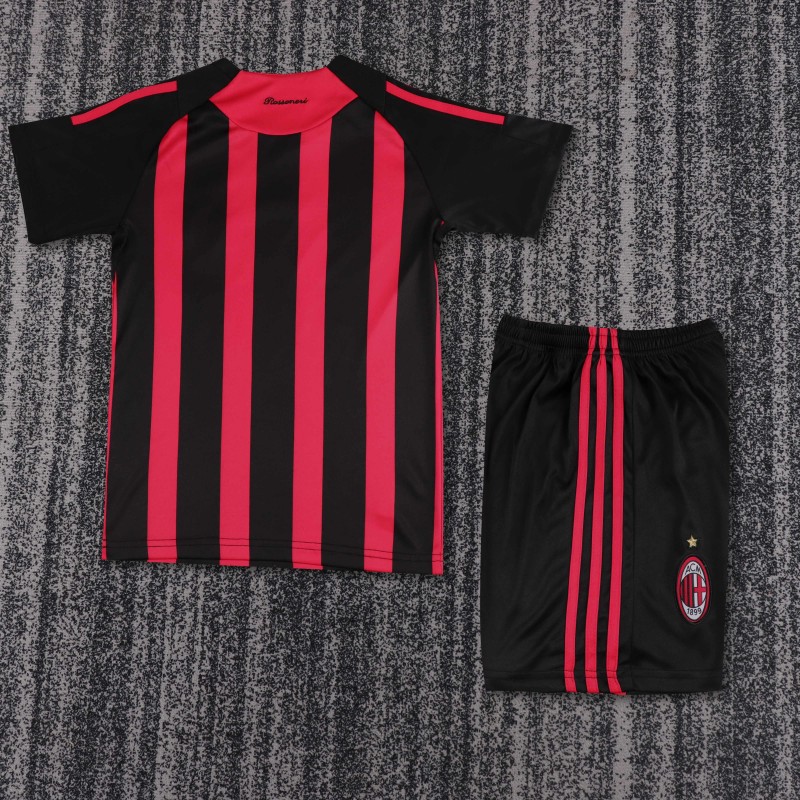Retro Kids 08/09 AC Milan Home Jersey