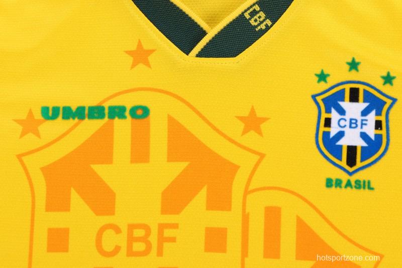 Retro Kids 1994 Brazil Home Jersey