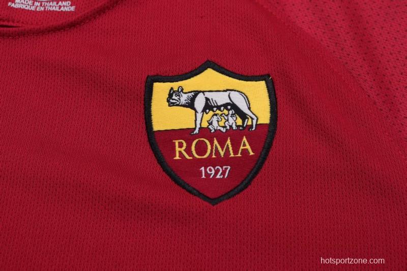 Retro Kids 17/18  AS Roma Home Jersey