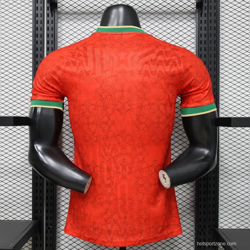 Player Version 2026 Portugal Home Red Special Edition Jersey