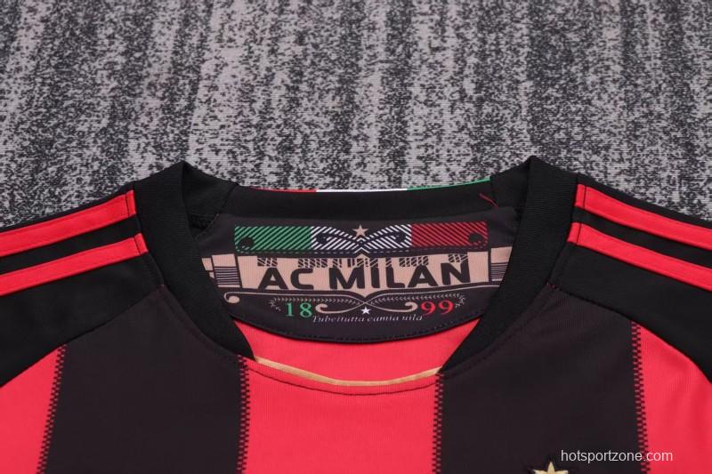Retro Kids 11/12  AC Milan Home Jersey