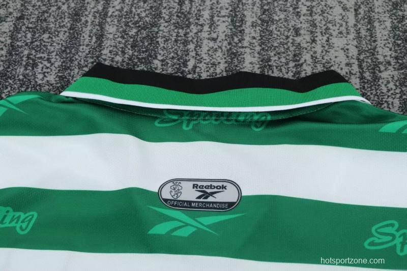 Retro Kids 99/00 Sporting Lisbon Home Jersey