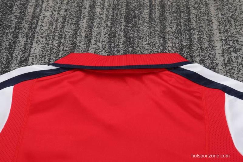 Retro 01/02 Kids Arsenal Red & White Home Jersey