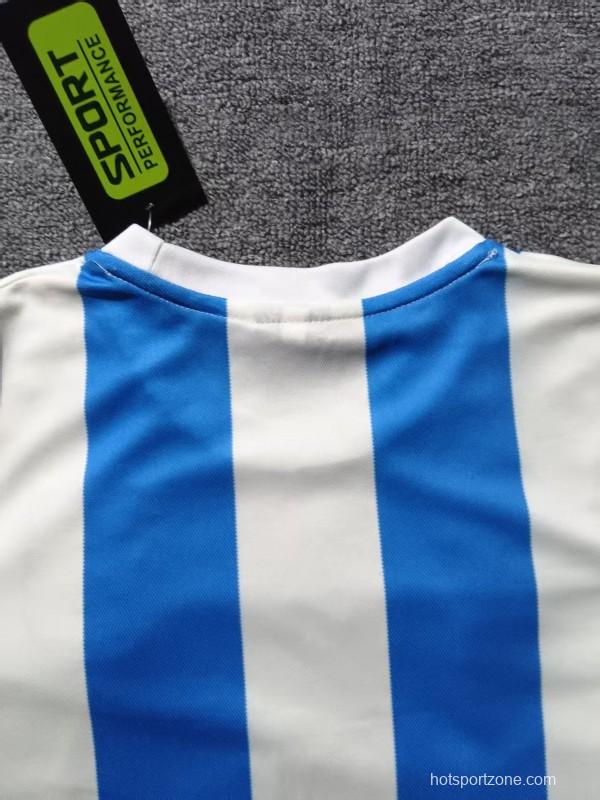 Retro 1998 Kids Argentina Home Long Sleeve Jersey