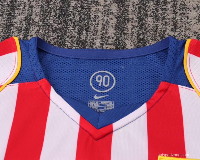 Retro Kids 04/05 Atletico Madrid Home Jersey