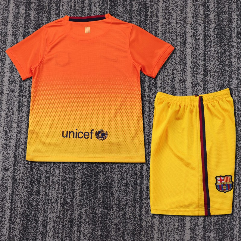 Retro Kids 12/13 FC Barcelona Away Jersey