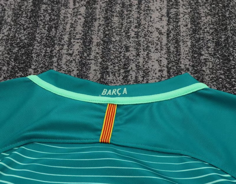 Retro Kids 16/17 Barcelona Third Away Jersey