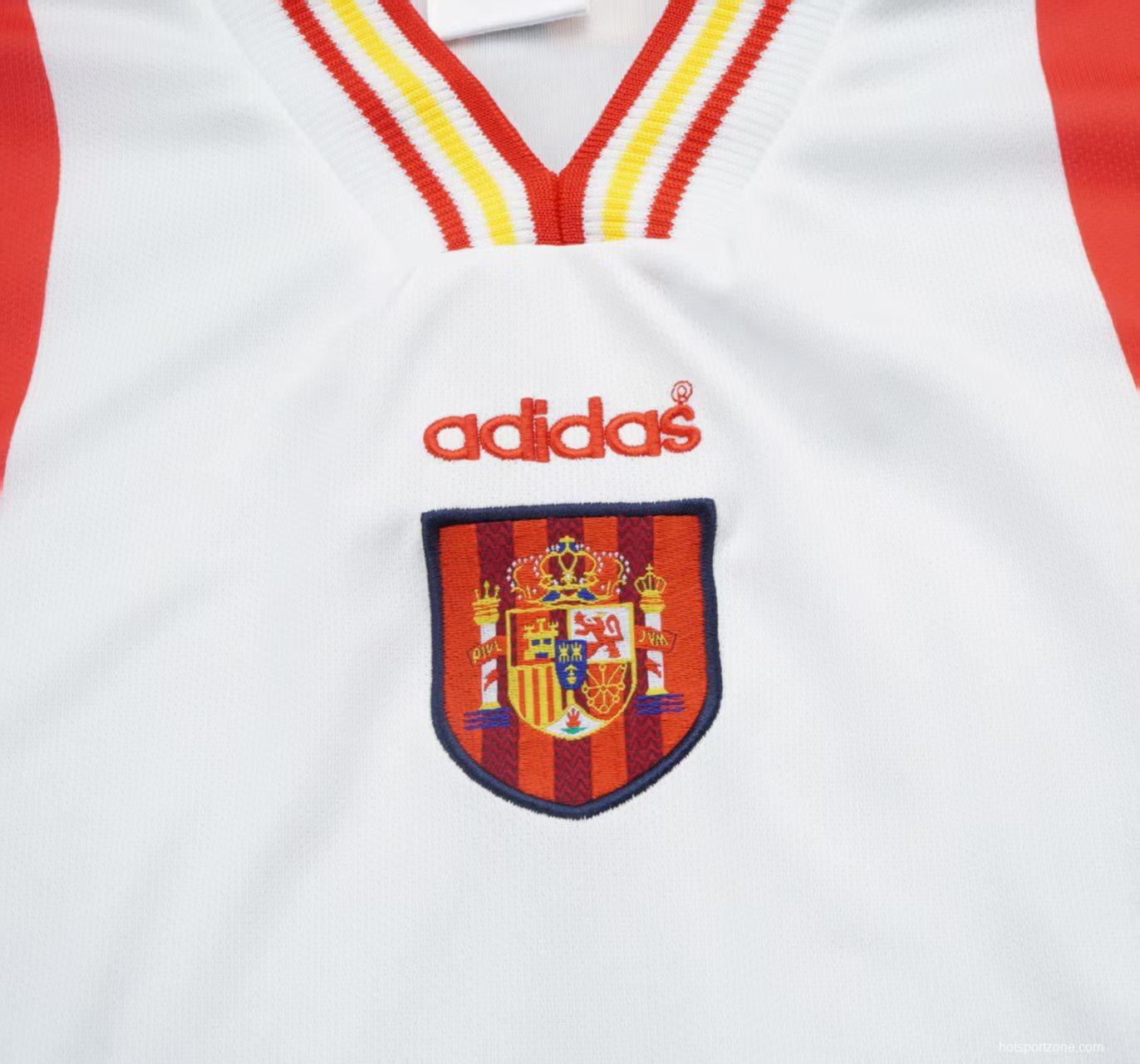 Retro Kids 1996  Spain Third WhiteJersey