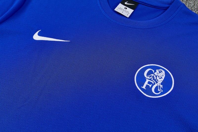 6/27 Chelsea Blue Short Sleeve Training Tee + Long Pants (Home)