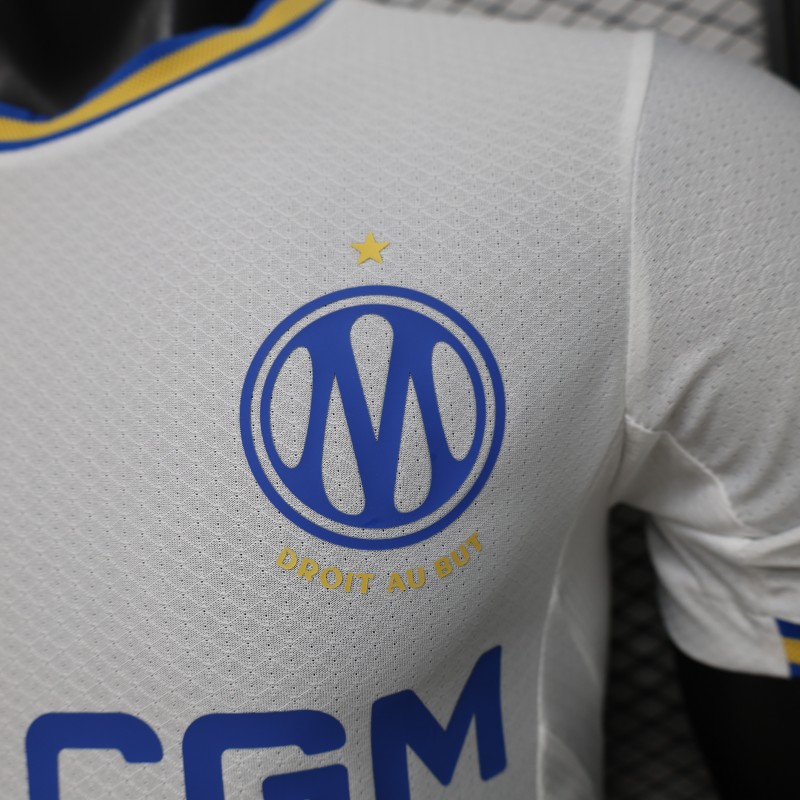 Player Version 26/27 Olympique de Marseille White Home Jersey