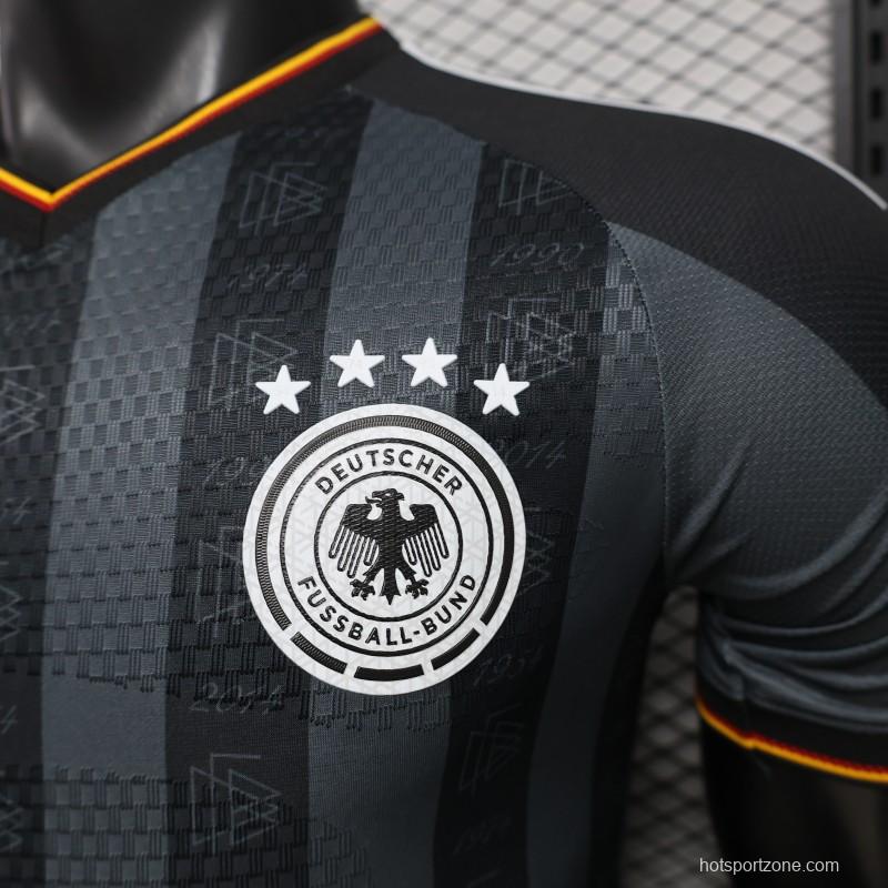 Player Version 2026 Germany Dark Grey with Championship Years Stripe Graphic Jersey