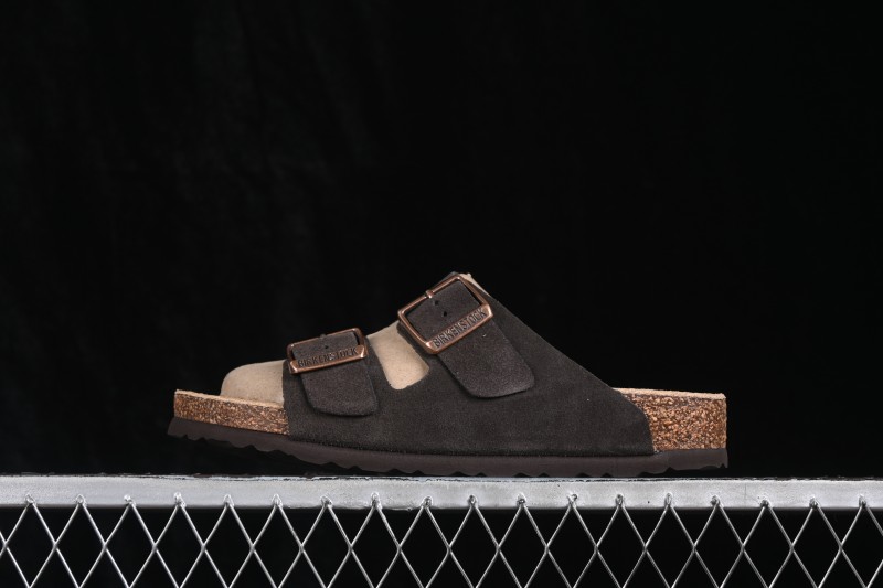 Birkenstock Sandals with Soft Lambswool Insole and Cork-Latex Midsole - 0552801