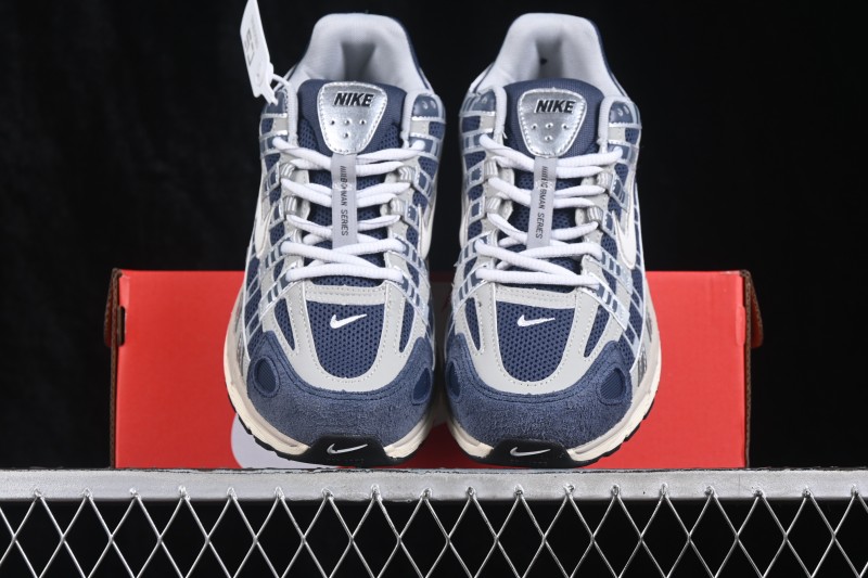 Nike P-6000 SE Retro Running Sneakers with Layered Design and Lightweight Comfort - IU7549-400