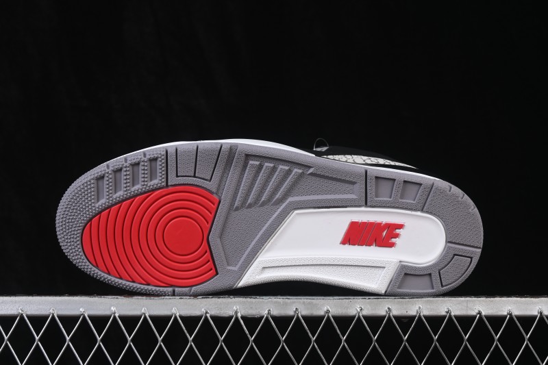 Nike Air Jordan 3 Retro Black Cement Sneakers - DN3707-010