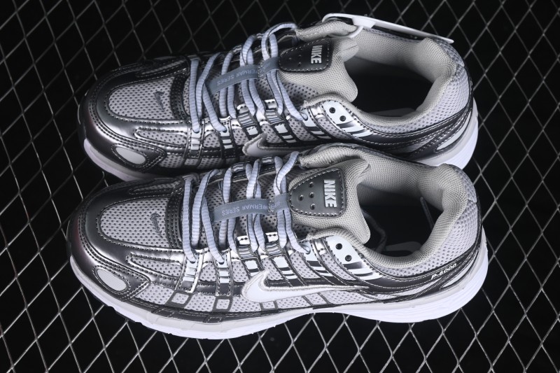Nike P-6000 SE Retro Running Sneakers with Layered Design and Lightweight Construction - IO3496-001