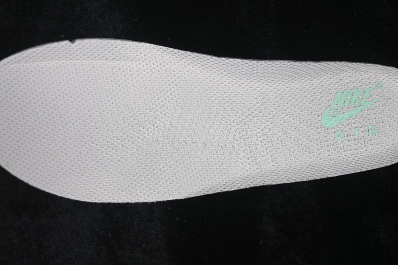Nike Air Force 1 '07 Low Canvas Sneakers with Hand-Painted Jade Pearl Detailing - FJ7740-111