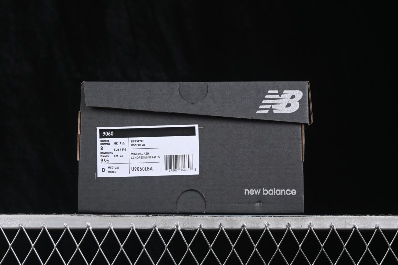 New Balance Retro Casual Running Sneakers with Suede and Mesh Upper and ABZORB Cushioning - U9060LBA