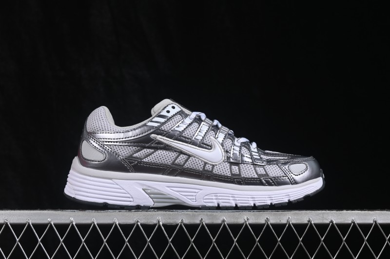Nike P-6000 SE Retro Running Sneakers with Layered Design and Lightweight Construction - IO3496-001
