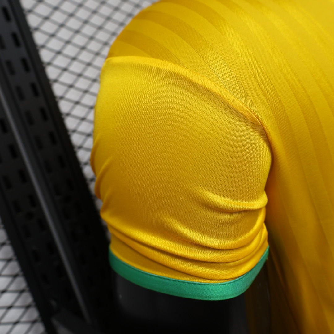 Player Version 2026 Brazil × Jordan Brand Yellow Special Edition Home Jersey