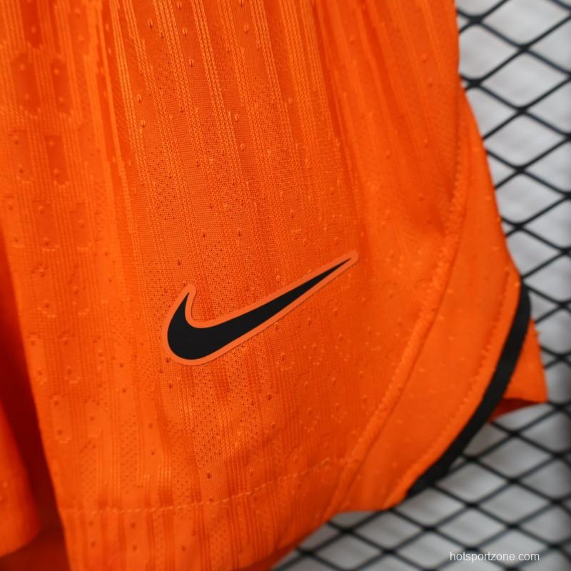 Player Version 26/27 Netherlands Orange Home Shorts