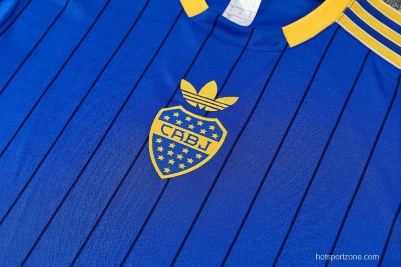 26/27 Boca Blue&Vavy Blue Short Sleeve Tracksuit + Long Pants