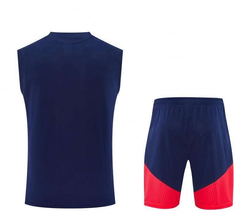 26/27 Arsenal Navy Blue Sleeveless Training Vest +Shorts Set