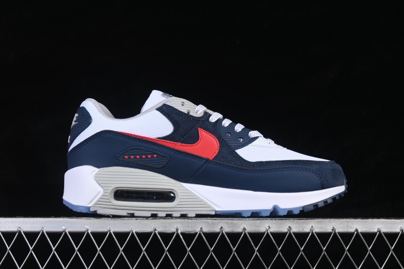 Nike Air Max 90 Retro Running Shoes with Visible Air Cushioning - II7591-100