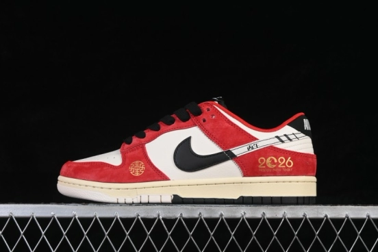 Nike SB Dunk Low Year of the Horse Limited Edition Custom Low-Top Skateboarding Shoes - HT5088-651