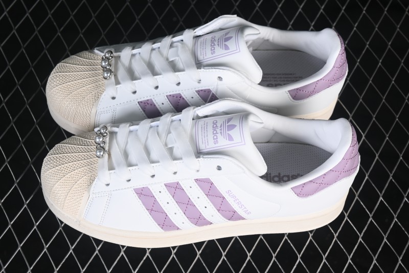 Adidas Originals Superstar II Casual Skateboarding Shoes with Classic Shell Toe - KJ7300