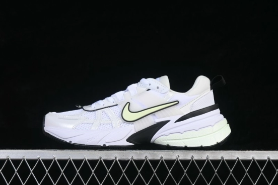 Nike V2K Run Retro Low-Top Running Shoes with Cushlon Foam Cushioning - FD0736-109
