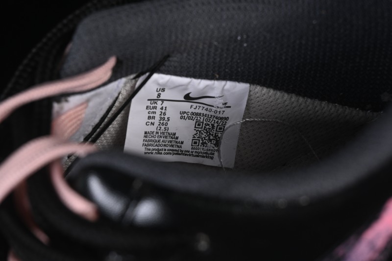 Nike Air Force 1 '07 Low Hand-Painted Graffiti Sneakers with Midnight Starburst Design - FJ7740-170