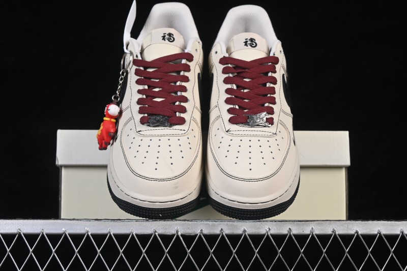 Nike Air Force 1 '07 Low Year of the Horse Limited Edition Porcelain Ink Canvas Sneakers - IB4607-171