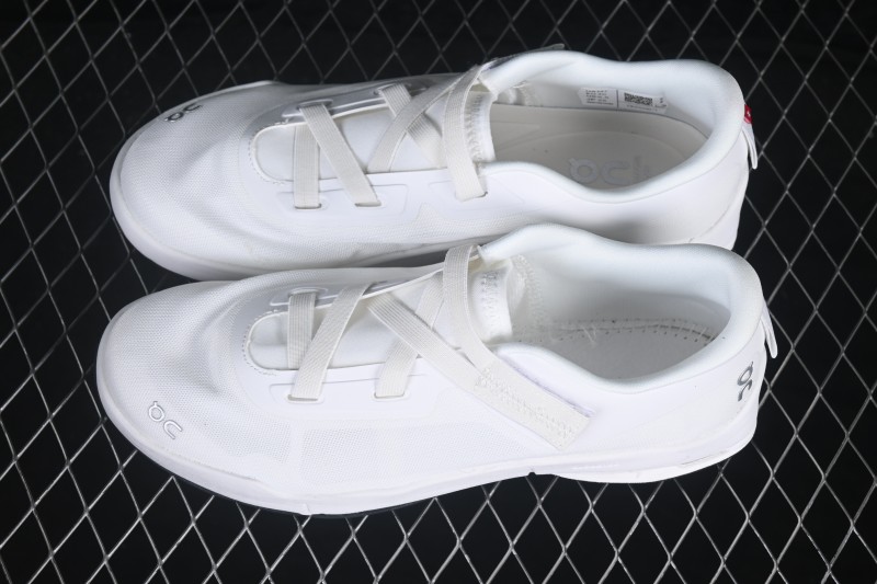 On Cloudnova Moon Lightweight Cushioned Slip-Resistant Low-Top Lifestyle Shoes - White White