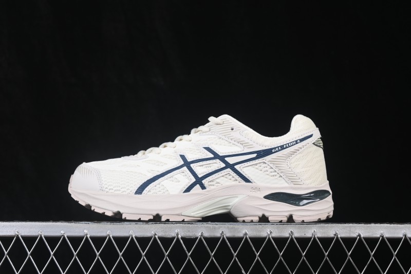 Asics Gel-Flux 4 Summer Breathable Low-Top Casual Running Shoes with Rearfoot Gel Cushioning - 1011A614-102