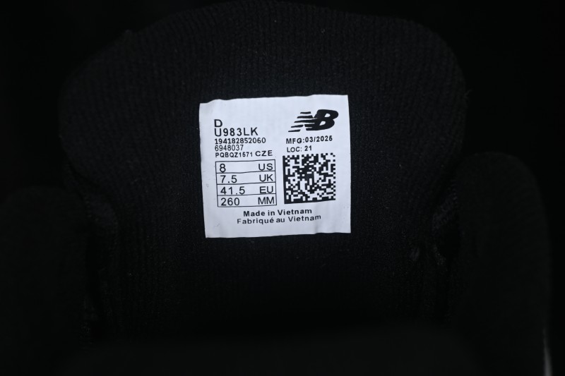 New Balance NB983 Series Retro Casual Running Shoes - U983LK
