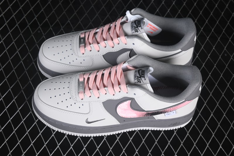 Nike Air Force 1 '07 Low Casual Skateboarding Shoes with Full-Length Air Cushion - DB3301-034