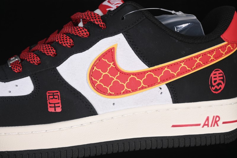 Nike Air Force 1 '07 Low Year of the Horse Limited Edition Sweat Blood Horse Casual Low-Top Skateboarding Shoes - HT5088-612